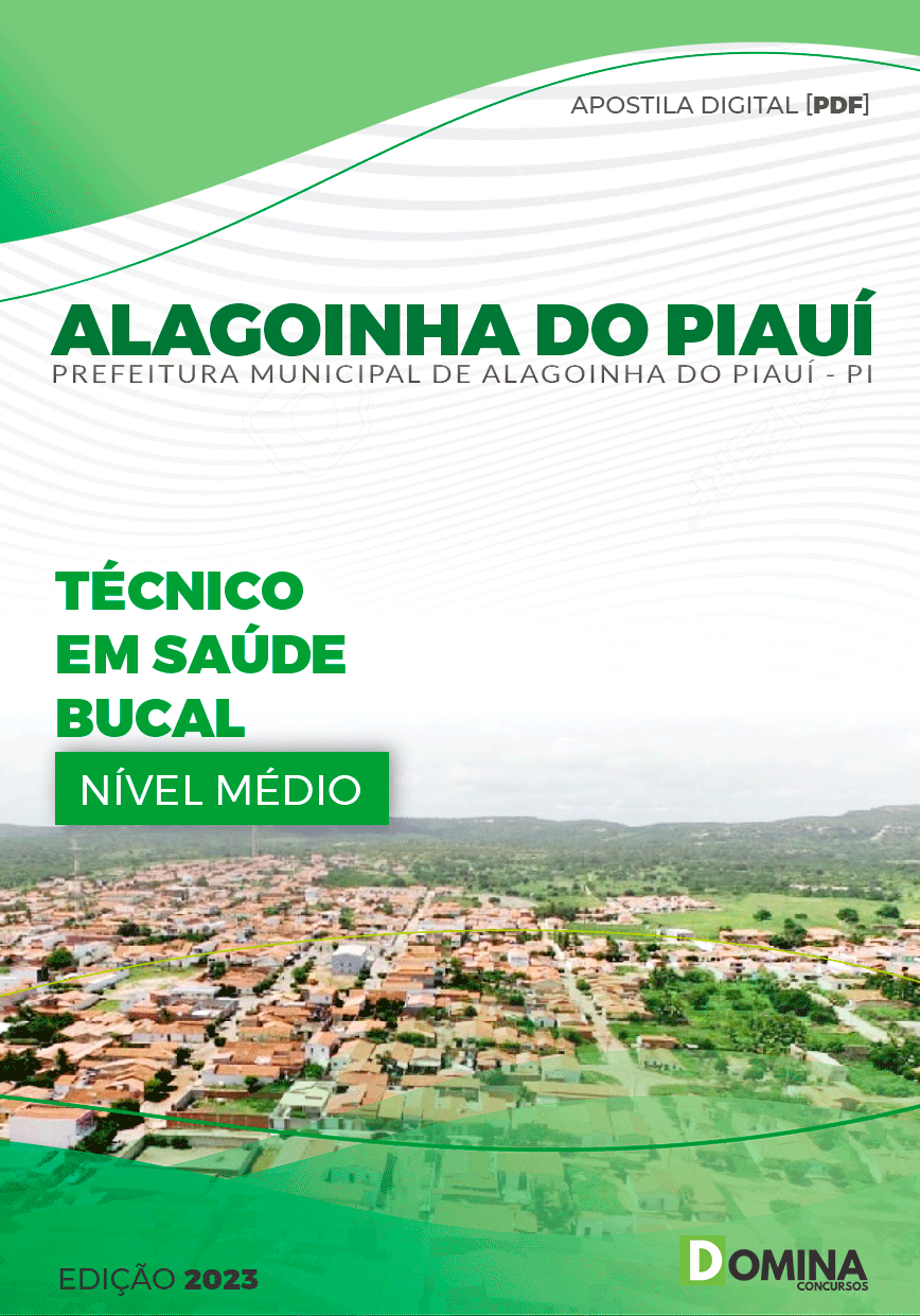 Apostila Pref Alagoinha do Piauí PI 2023 Técnico Saúde Bucal