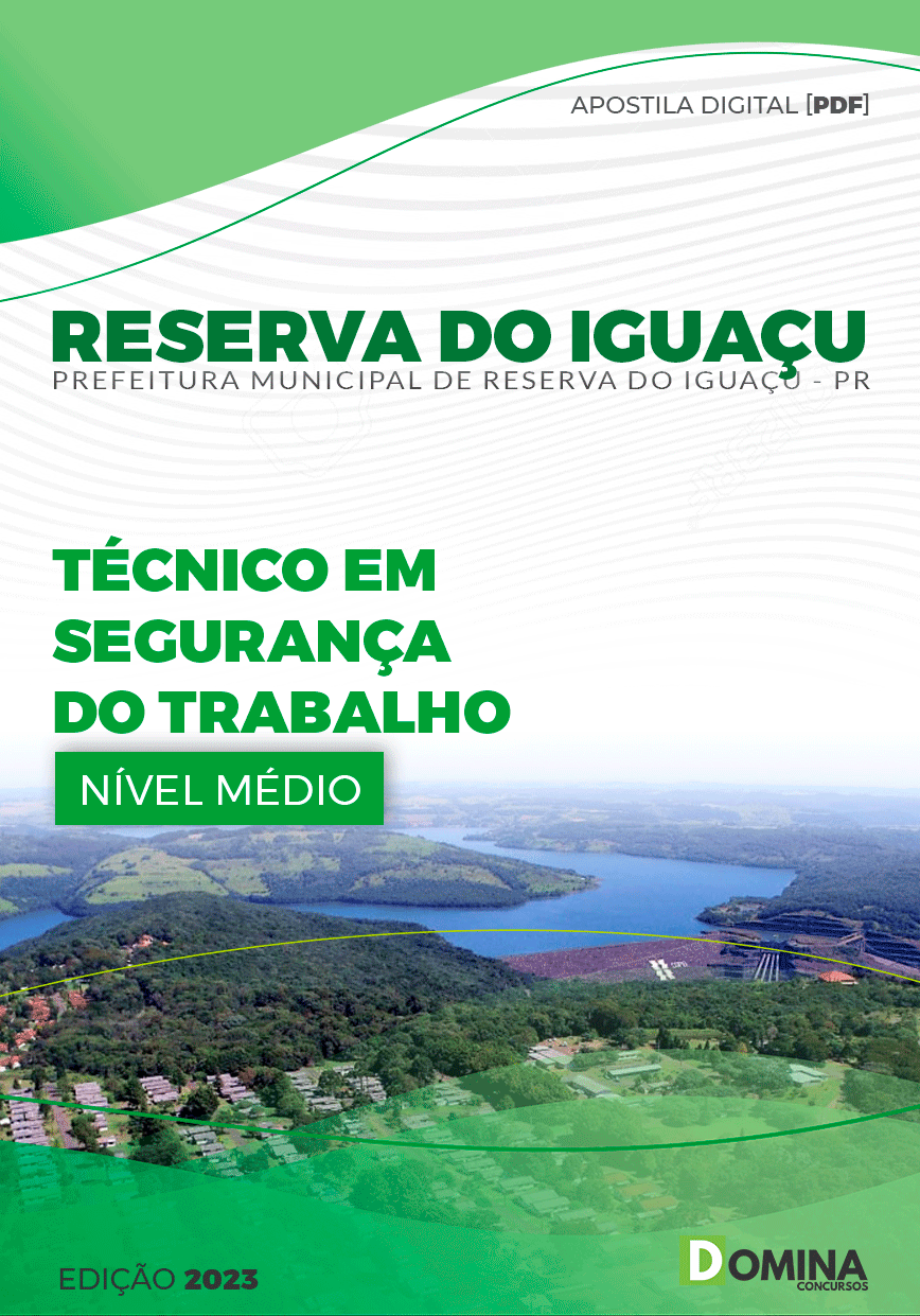 Apostila Pref Reserva do Iguaçu PR 2023 Técnico Segurança Trabalho