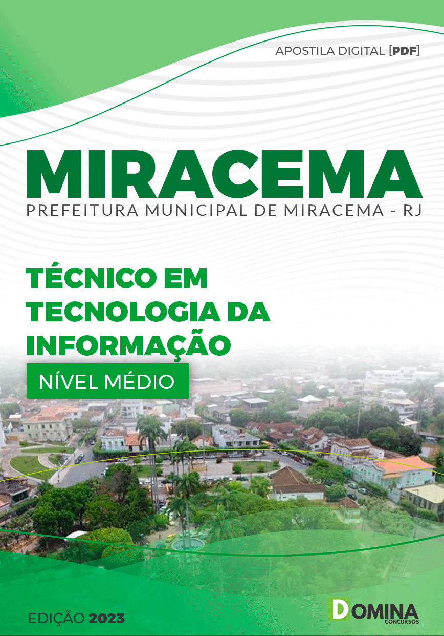 Apostila Pref Miracema RJ 2023 Técnico Tecnologia da Informação