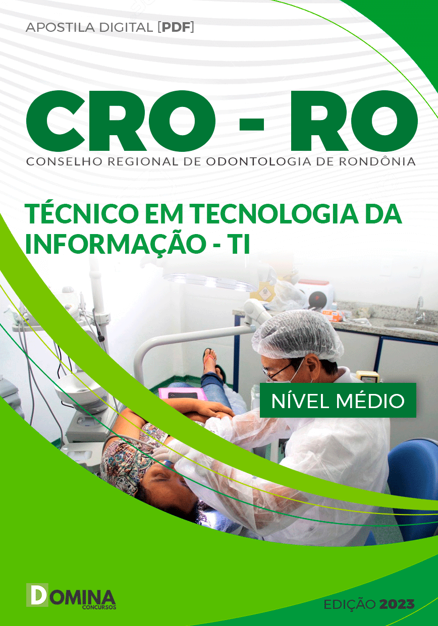 Apostila Concurso CRO RO 2023 Técnico Tecnologia Informação