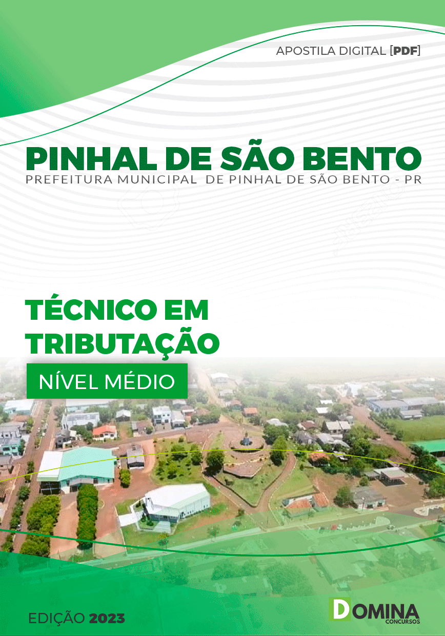 Apostila Pref Pinhal de São Bento PR 2023 Técnico Tributação