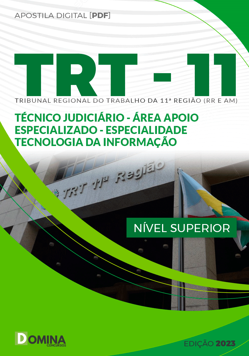 Apostila TRT 11 2024 Técnico Judiciário Tecnologia Informação