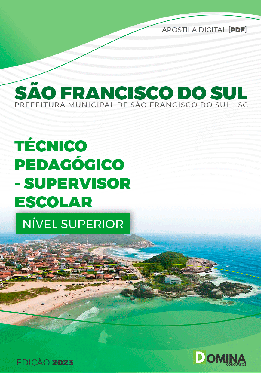 Apostila Pref São Francisco do Sul SC 2023 Supervisor Escolar