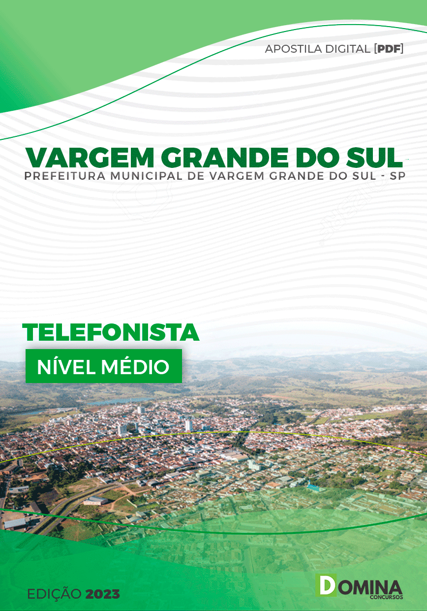 Apostila Pref Vargem Grande do Sul SP 2024 Telefonista
