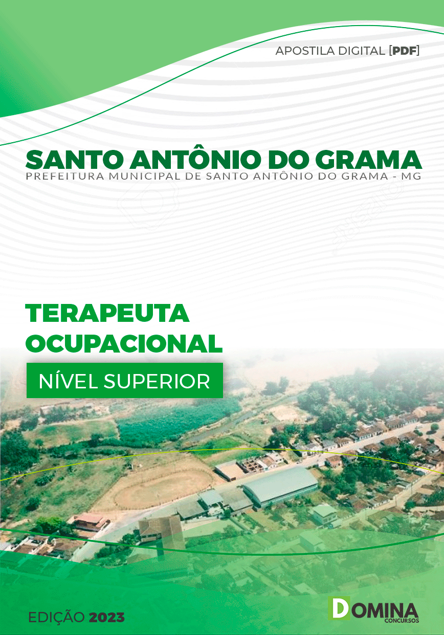 Pref Santo Antônio do Grama MG 2023 Terapeuta Ocupacional