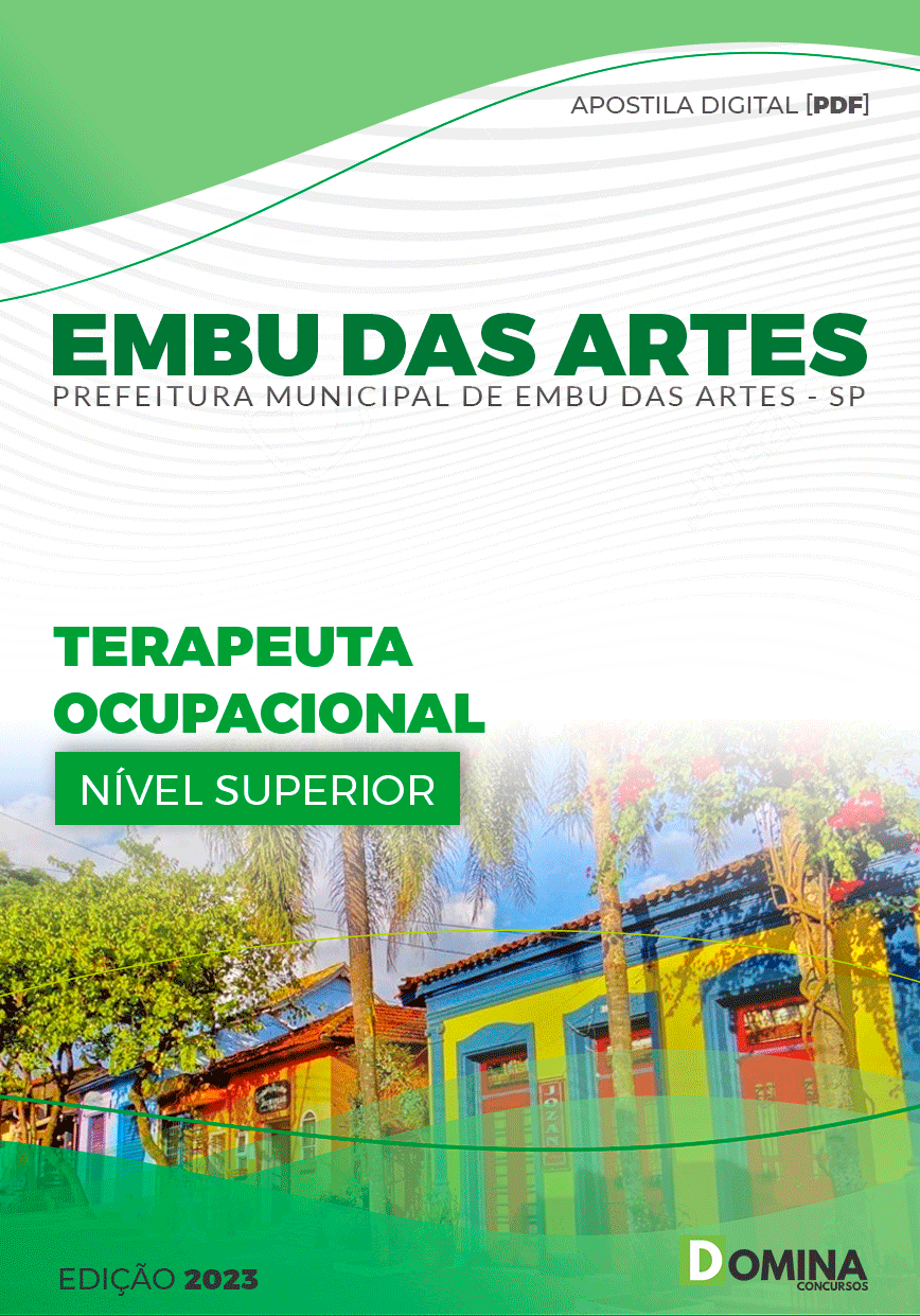 Apostila Pref Embu das Artes SP 2023 Terapeuta Ocupacional
