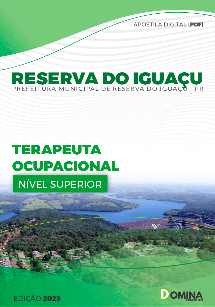 Apostila Pref Reserva do Iguaçu PR 2023 Terapeuta Ocupacional