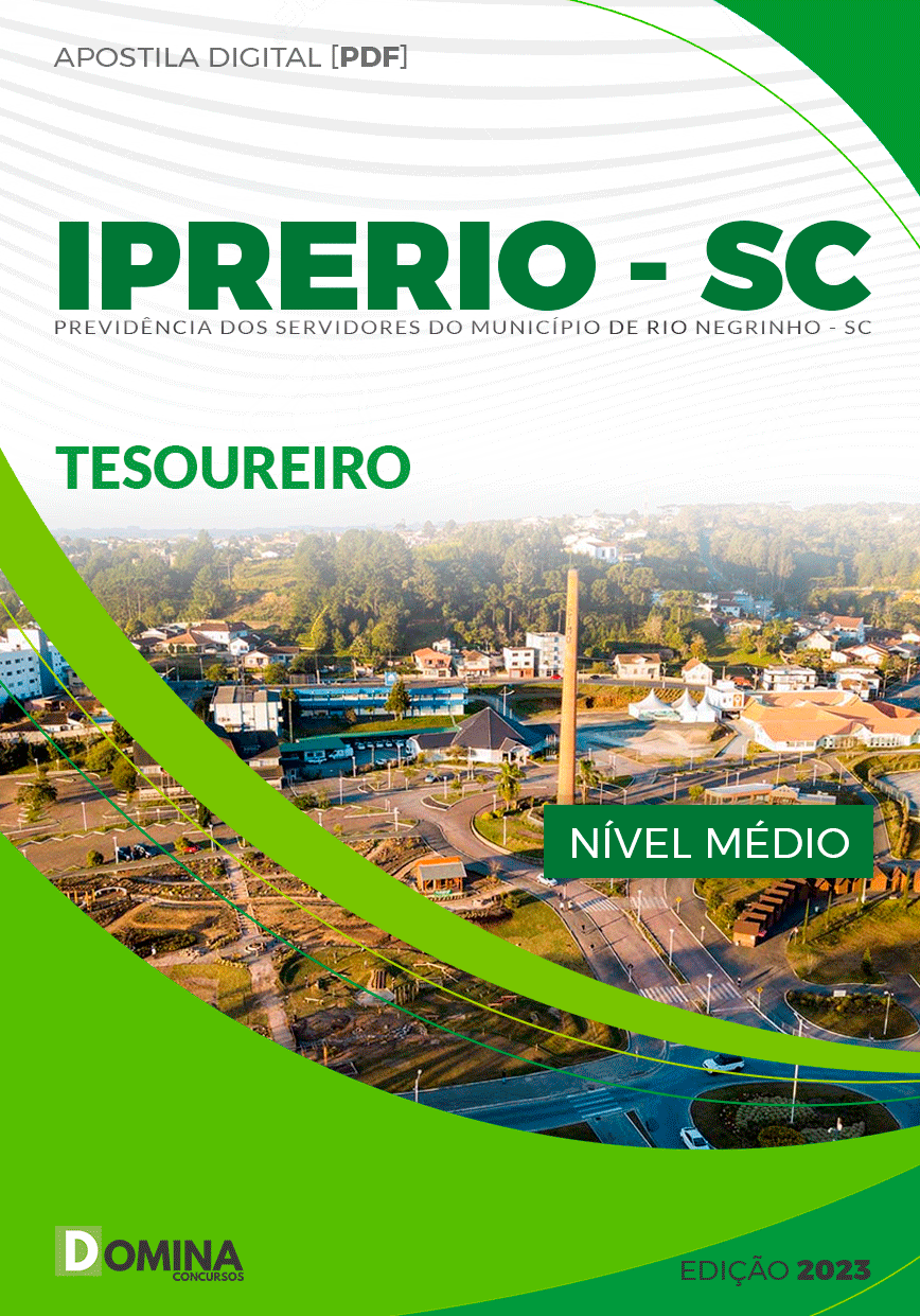 Apostila IPRERIO Rio Negrinho SC 2023 Tesoureiro