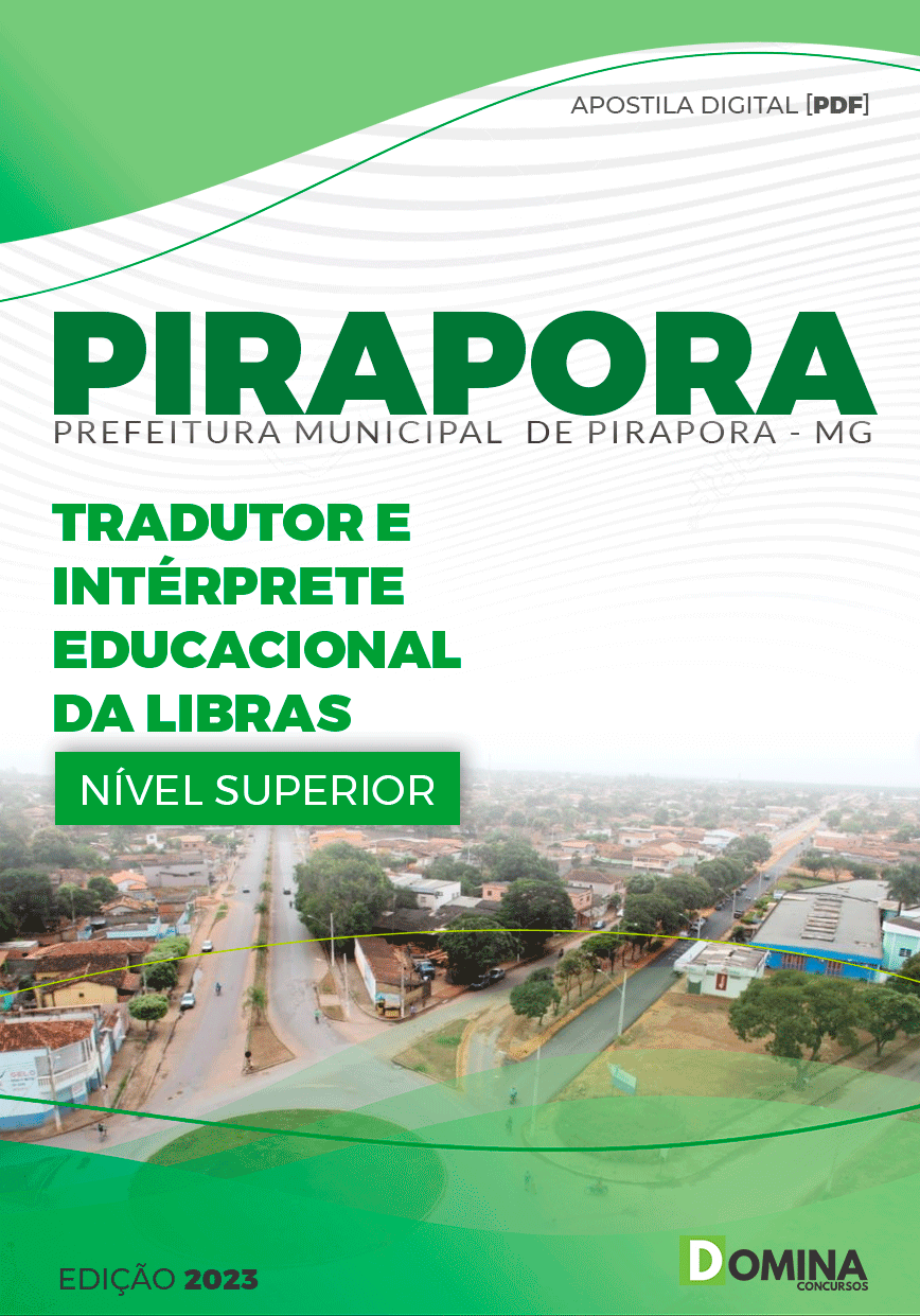 Pref Pirapora MG 2023 Tradutor Intérprete Educacional da LIBRAS