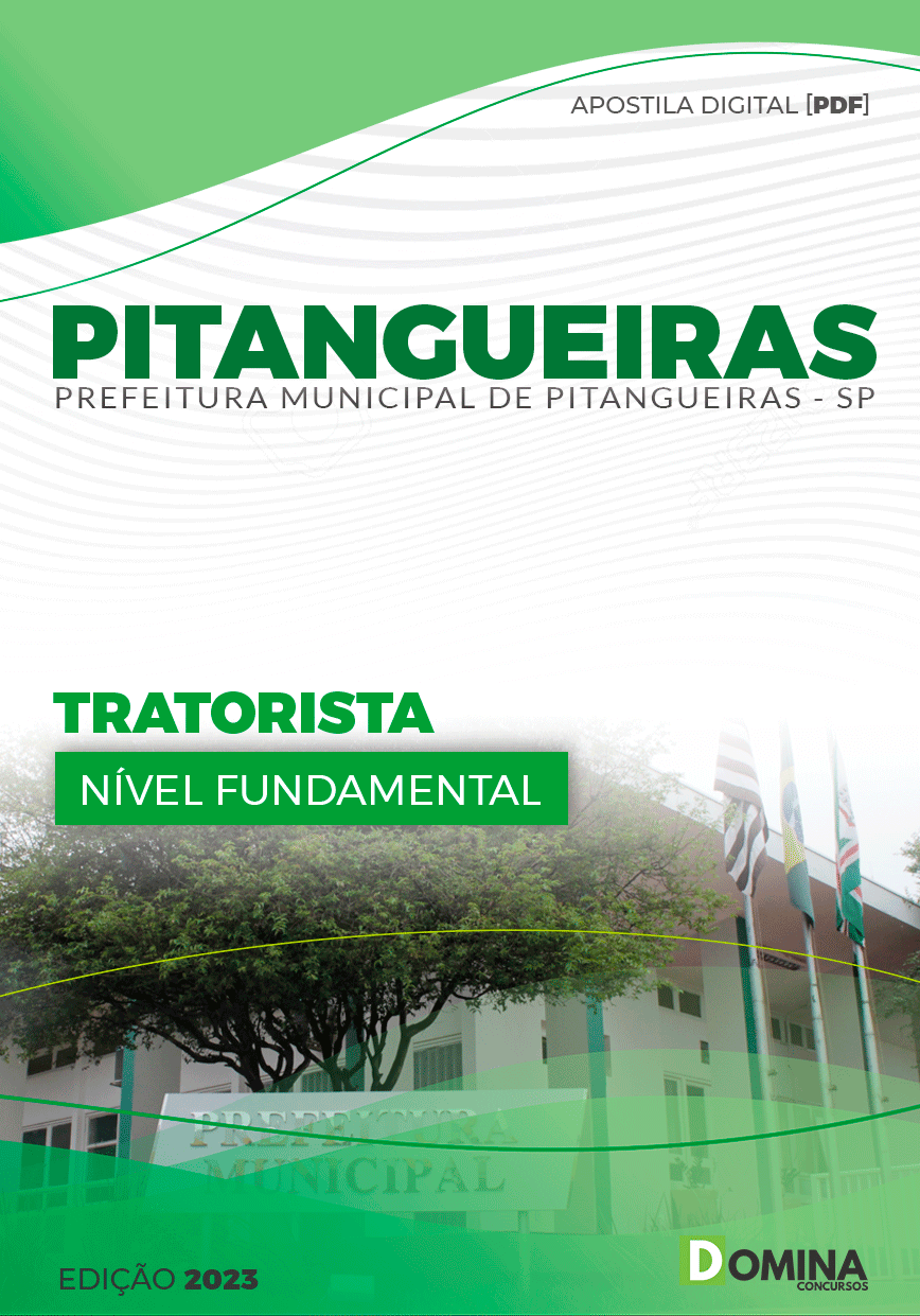 Apostila Pref Pitangueiras SP 2024 Tratorista