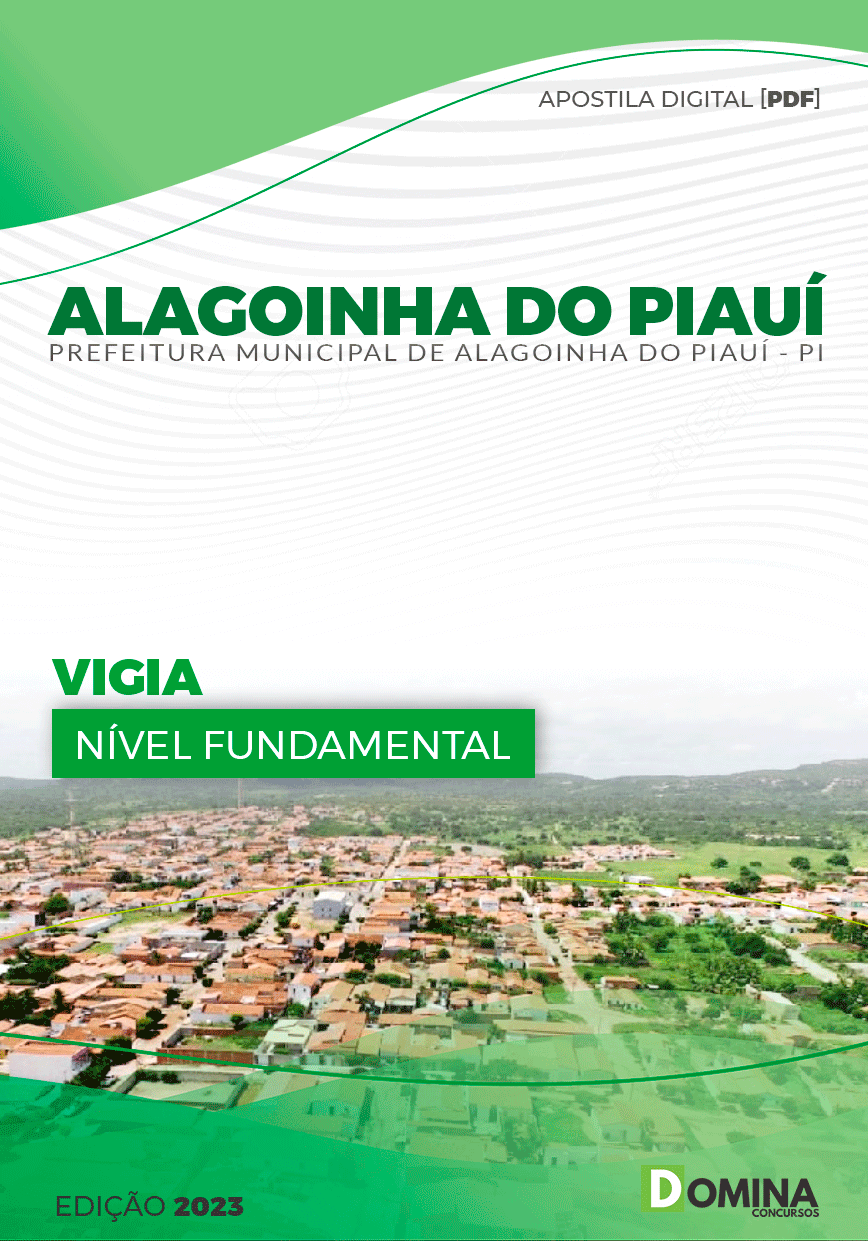Apostila Pref Alagoinha do Piauí PI 2023 Vigia