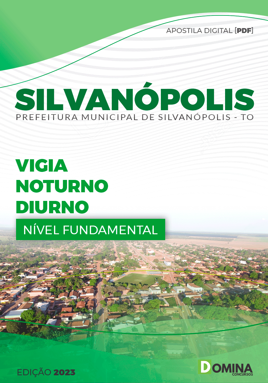 Apostila Pref Silvanópolis TO 2023 Vigia Noturno Diurno