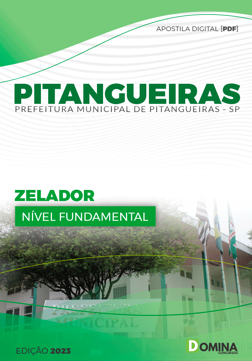 Apostila Pref Pitangueiras SP 2024 Zelador