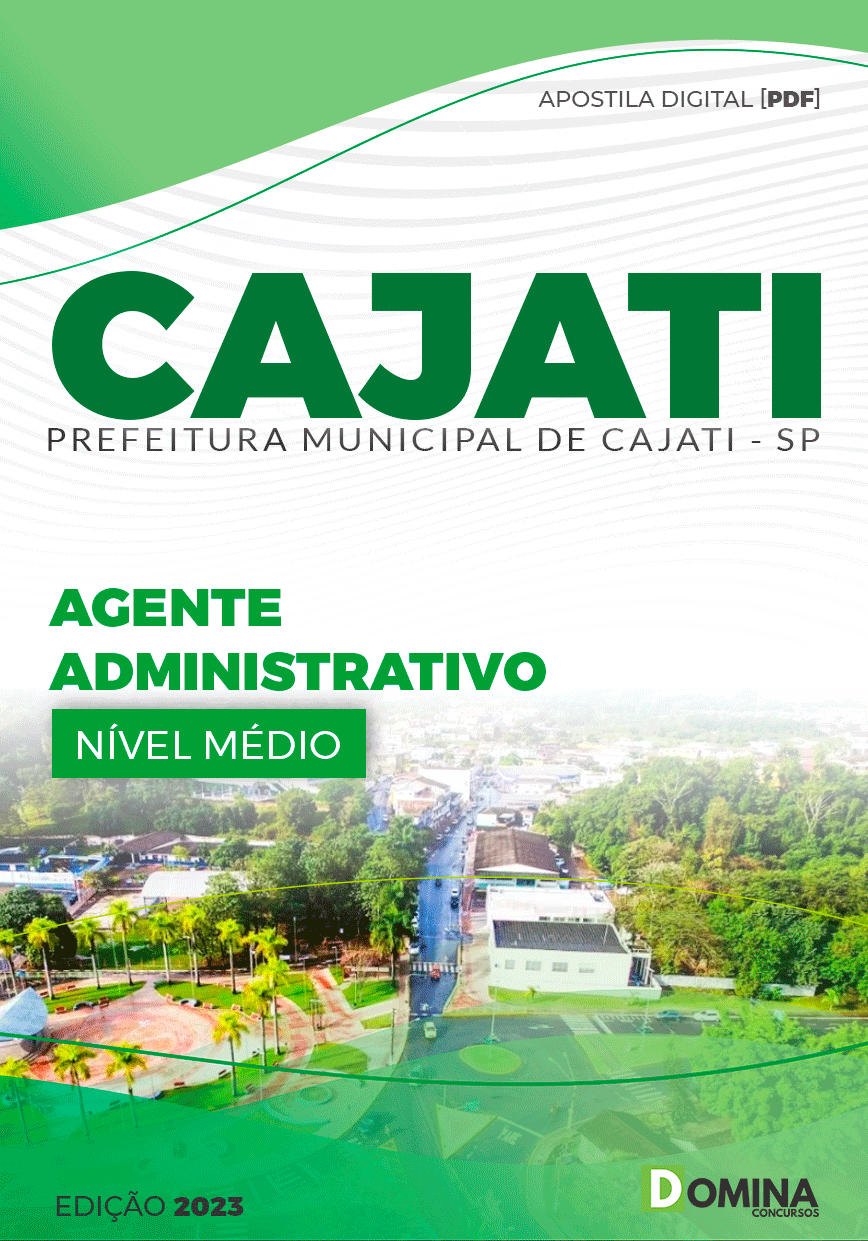 Apostila Pref Cajati SP 2023 Agente Administrativo