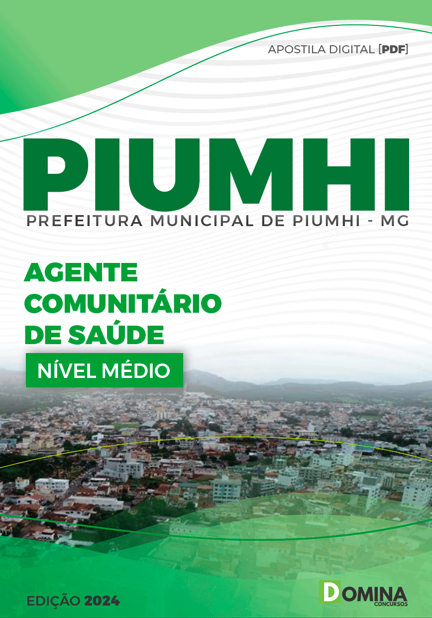 Apostila Pref Piumhi MG 2023 Agente Comunitário Saúde