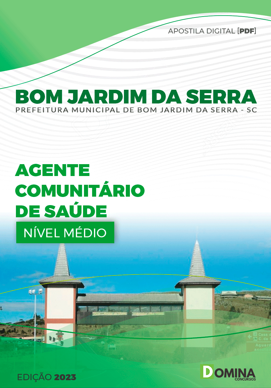 Pref Bom Jardim da Serra SC 2023 Agente Comunitário de Saúde