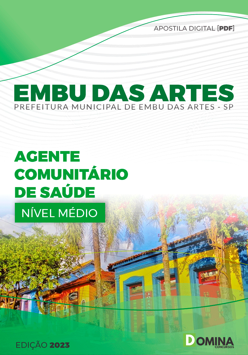 Apostila Pref Embu das Artes SP 2023 Agente Comunitário Saúde