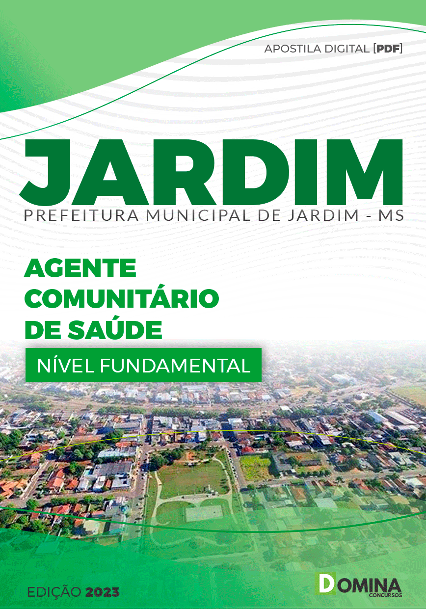 Apostila Concurso JARDIM MS 2023 Agente Comunitário Saúde