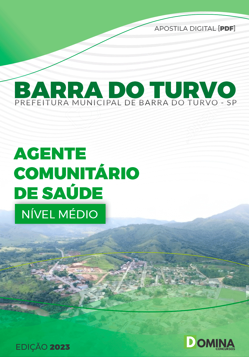 Apostila Pref Barra do Turvo SP 2023 Agente Comunitário Saúde