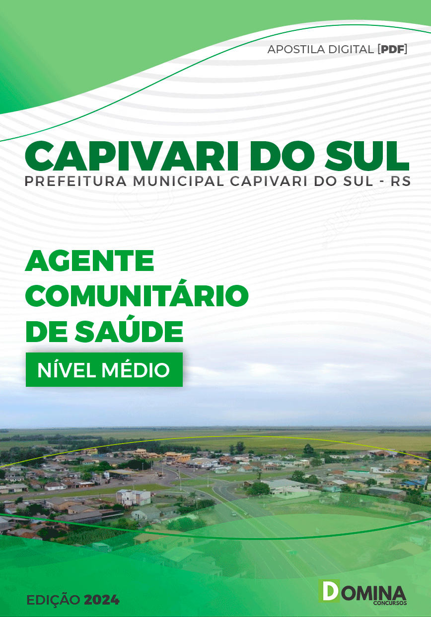 Apostila Pref Capivari do Sul RS 2024 Agente Comunitário Saúde