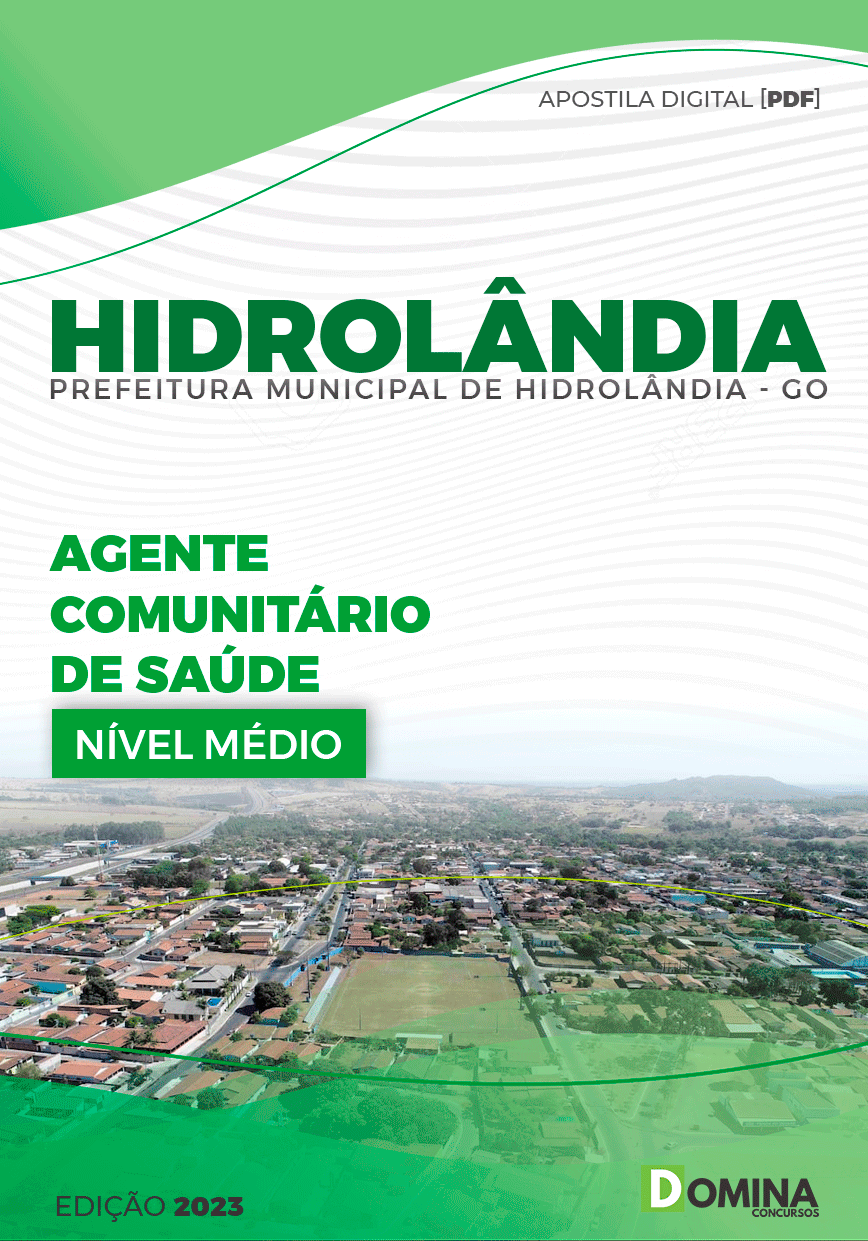 Apostila Pref Hidrolândia Go 2023 Agente Comunitário de Saúde