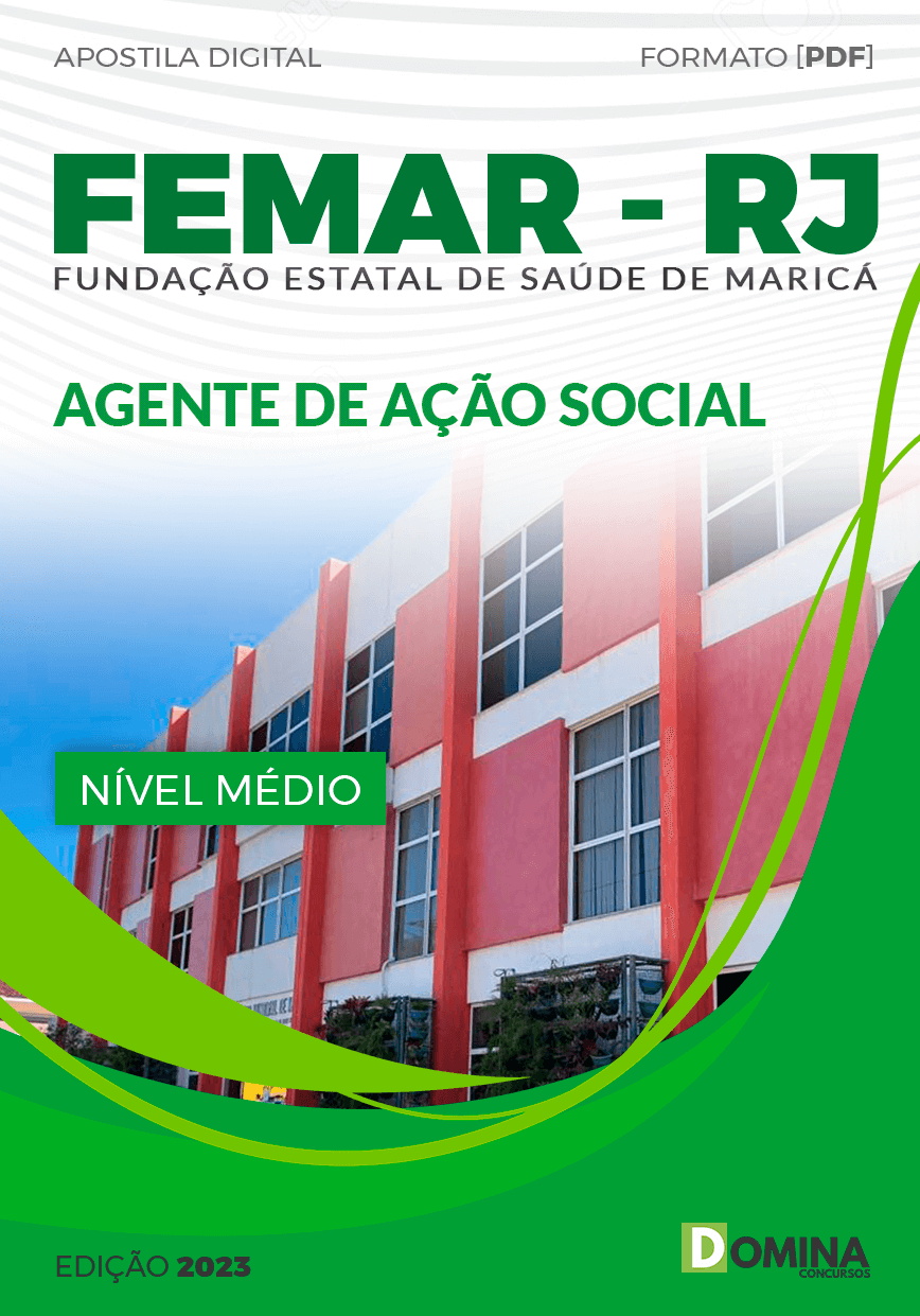 Apostila Concurso FEMAR RJ 2023 Agente Ação Social