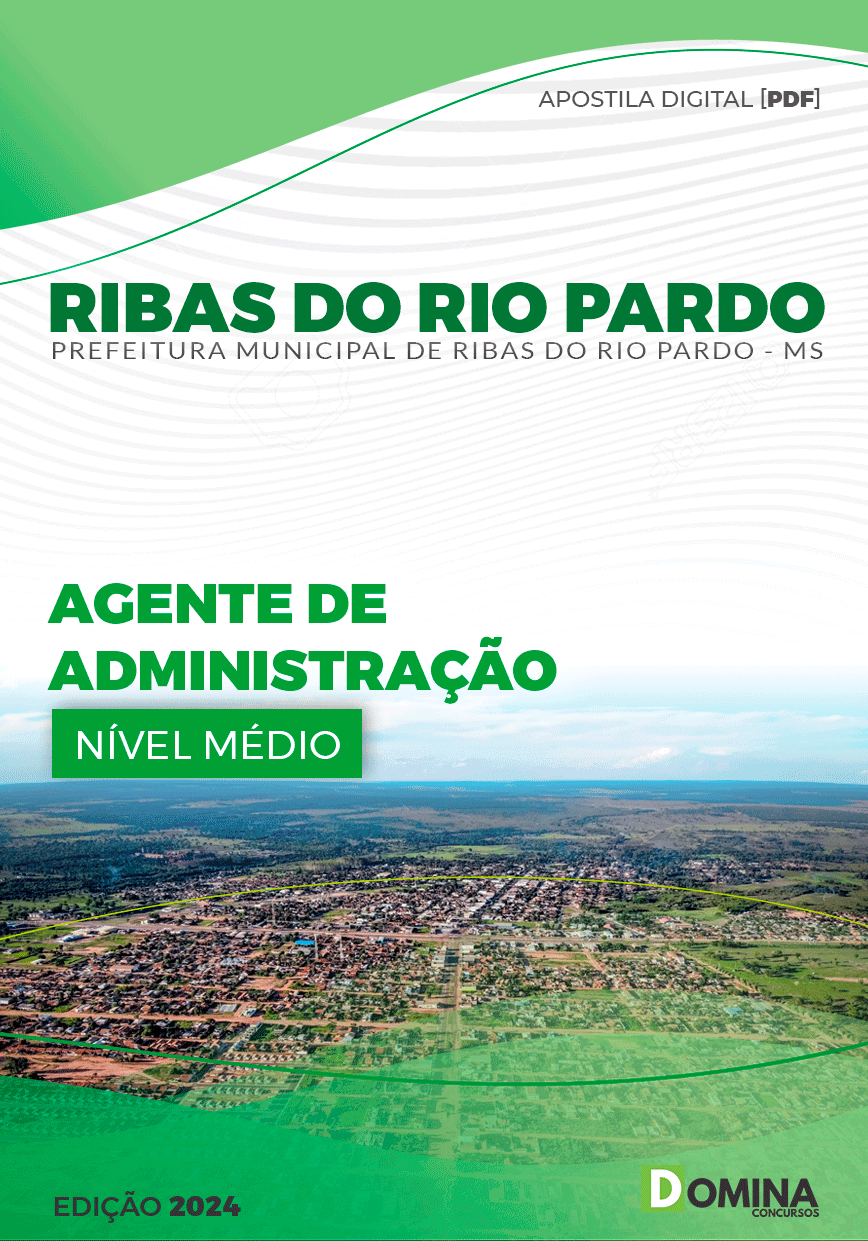 Apostila Pref Ribas do Rio Pardo MS 2024 Agente Administrativo