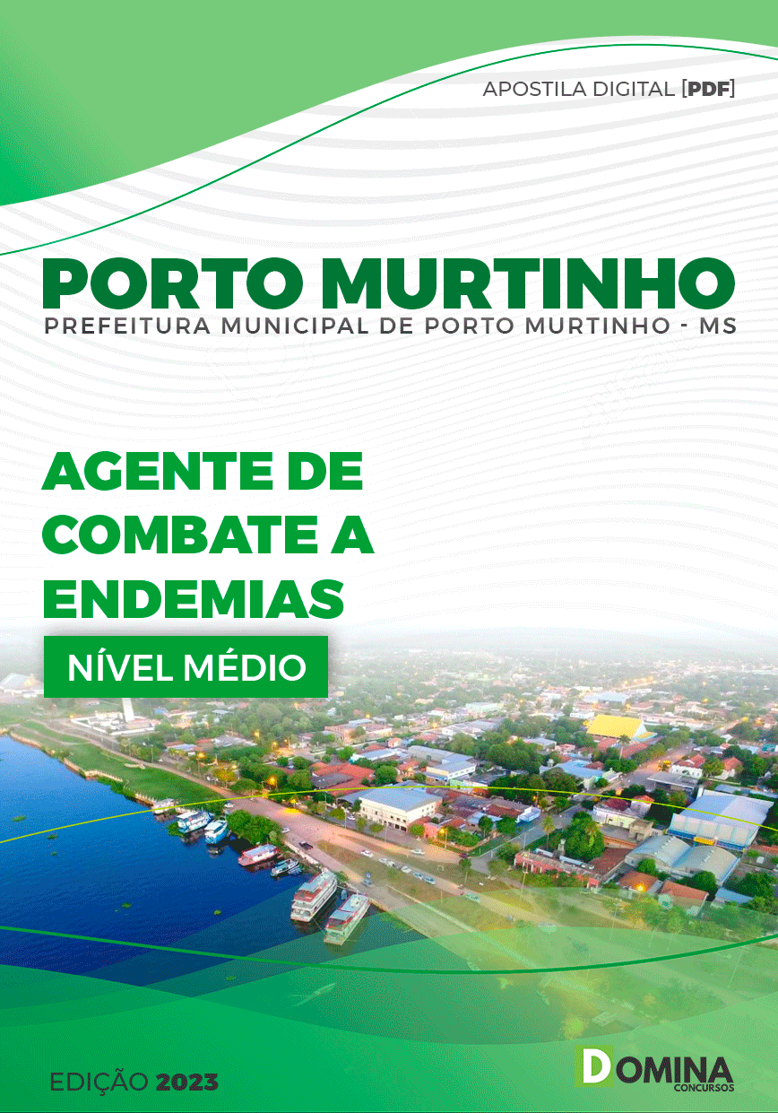 Apostila Pref Porto Murtinho MG 2023 Agente Combate Endemias