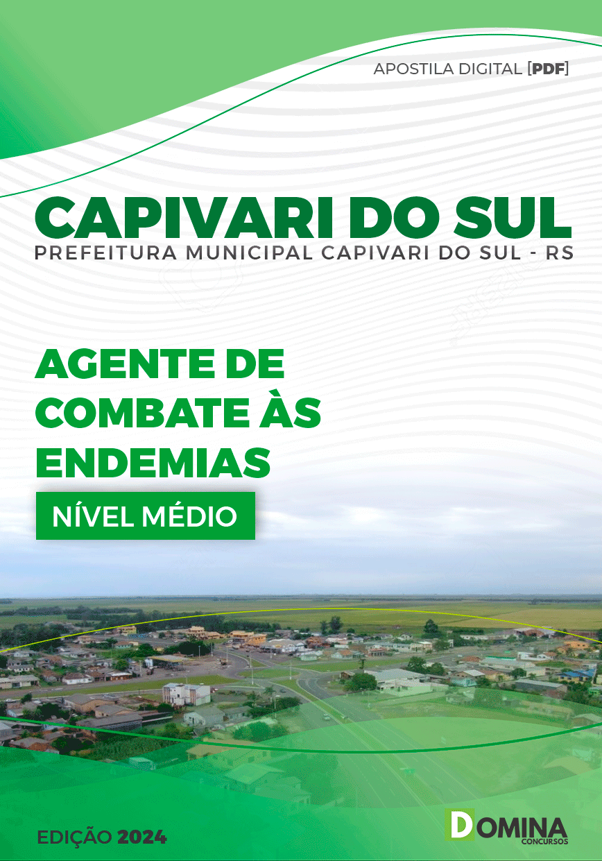 Apostila Pref Capivari do Sul RS 2024 Agente Combate Endemias