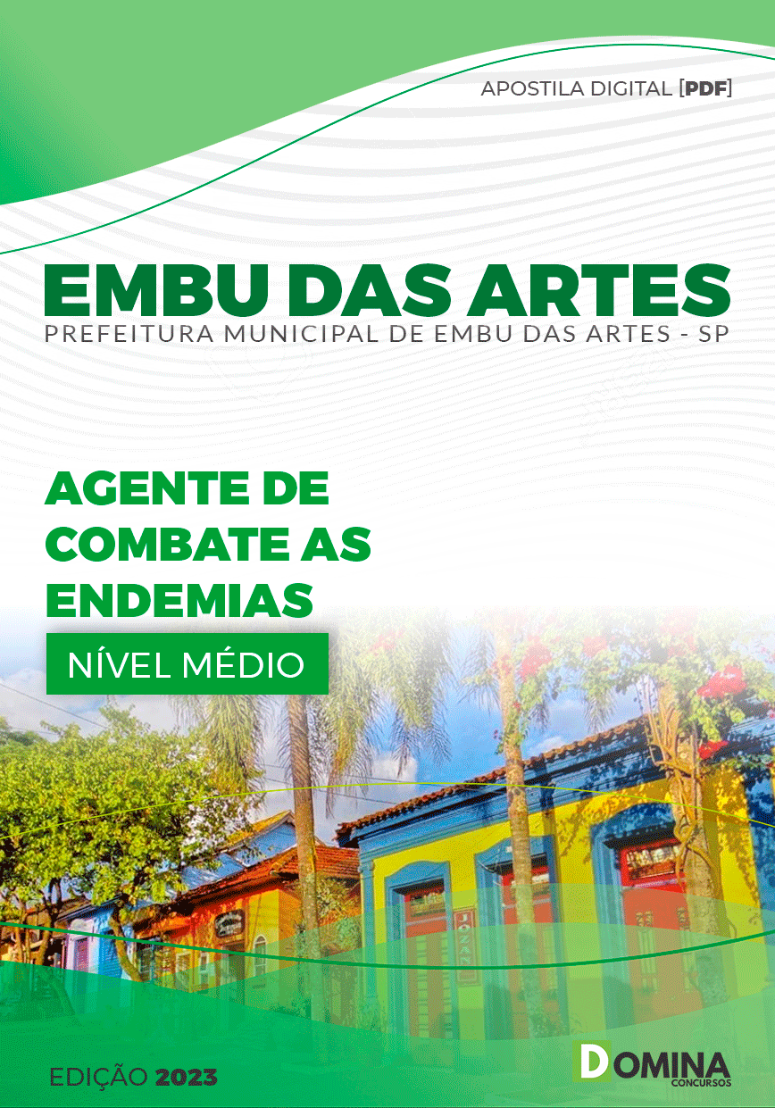 Apostila Pref Embu das Artes SP 2023 Agente Combate Endemias