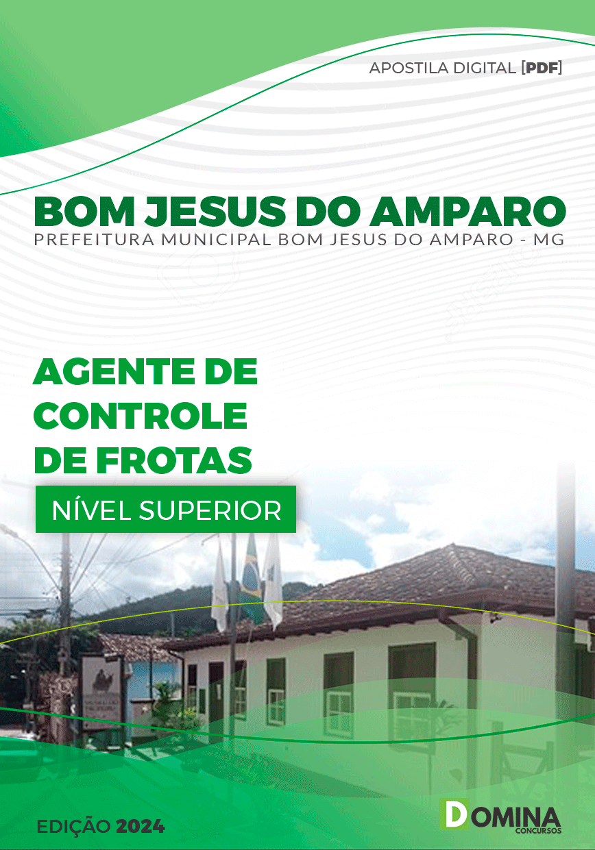 Pref Bom Jesus do Amparo MG 2024 Agente de Controle de Frotas