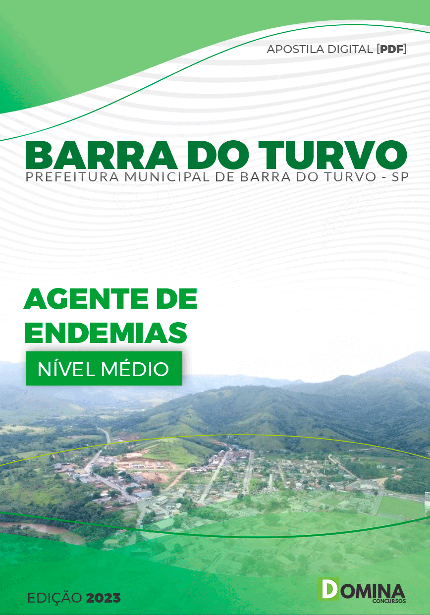 Apostila Pref Barra do Turvo SP 2023 Agente Endemias