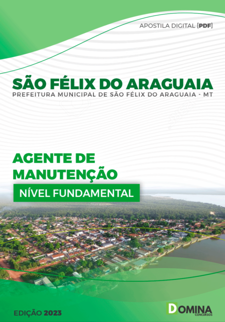Apostila Pref São Félix do Araguaia MT 2023 Agente Manutenção