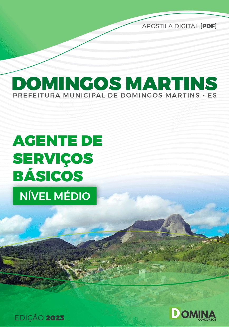Apostila Pref Domingos Martins ES 2023 Agente Serviços Básicos