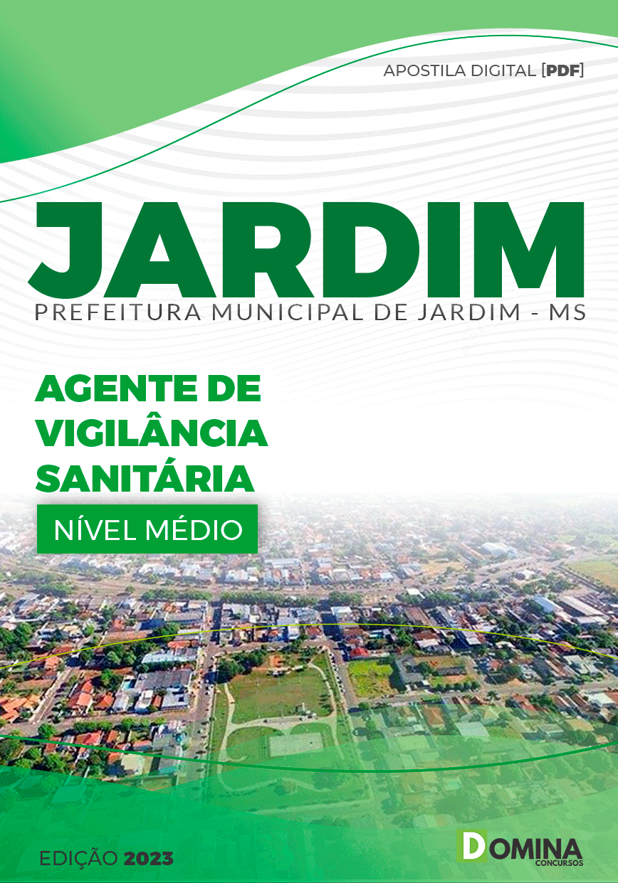 Apostila Concurso JARDIM MS 2023 Agente Vigilante Sanitária