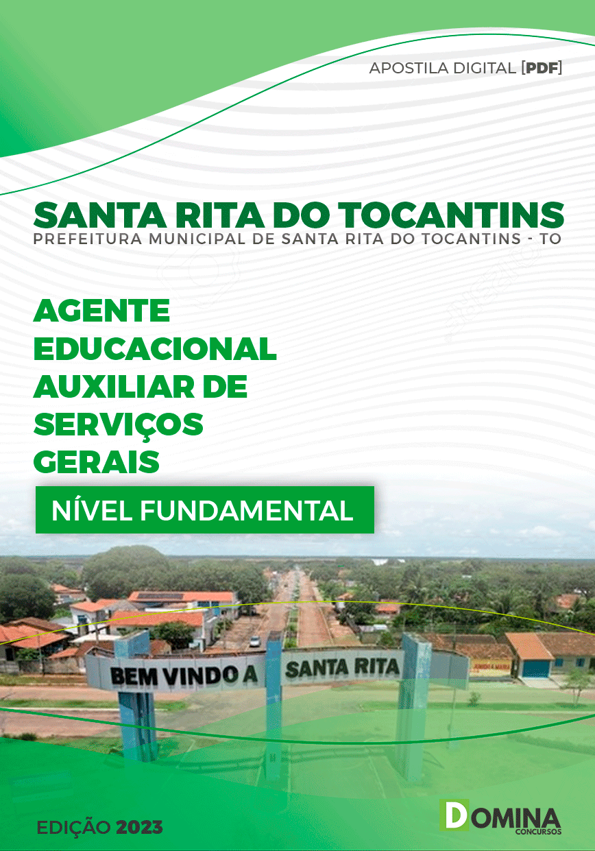 Apostila Pref Santa Rita do Tocantins TO 2023 Agente Educacional