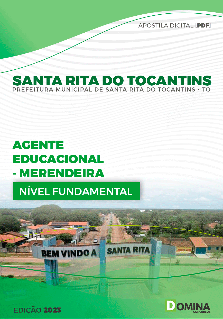 Apostila Pref Santa Rita do Tocantins TO 2023 Merendeira