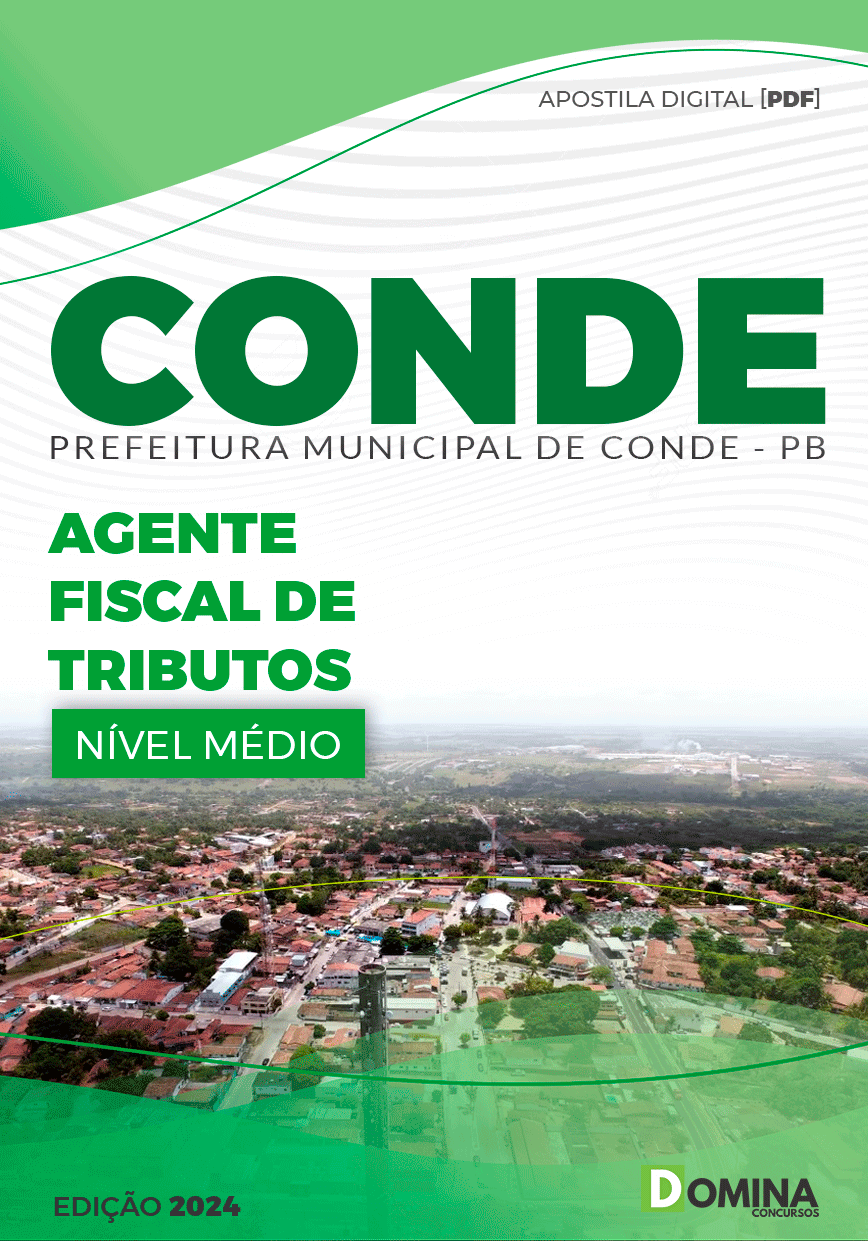 Apostila Concurso Pref Conde PB 2024 Agente Fiscal Tributo