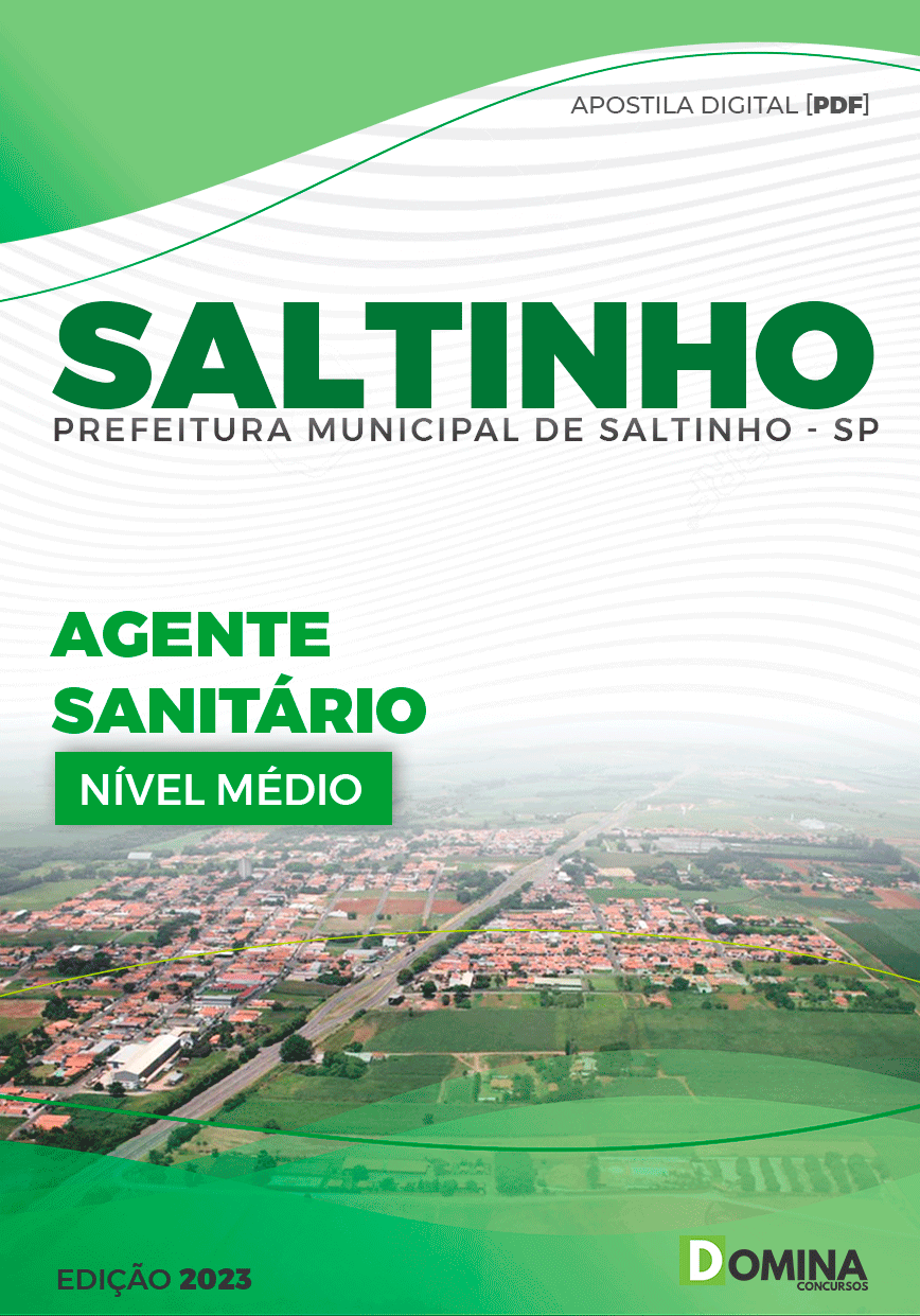 Apostila Concurso Pref Saltinho SP 2023 Agente Sanitário