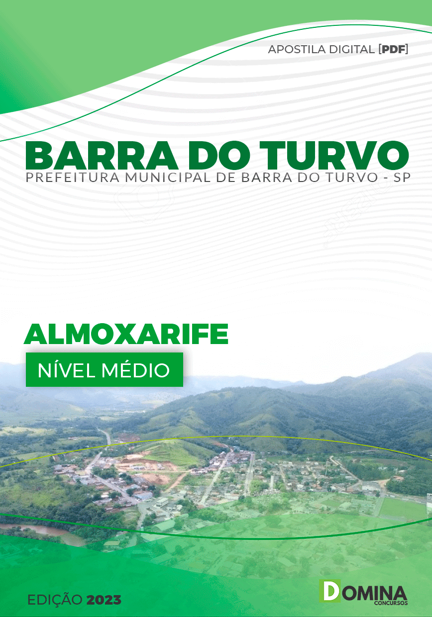 Apostila Pref Barra do Turvo SP 2023 Almoxarife