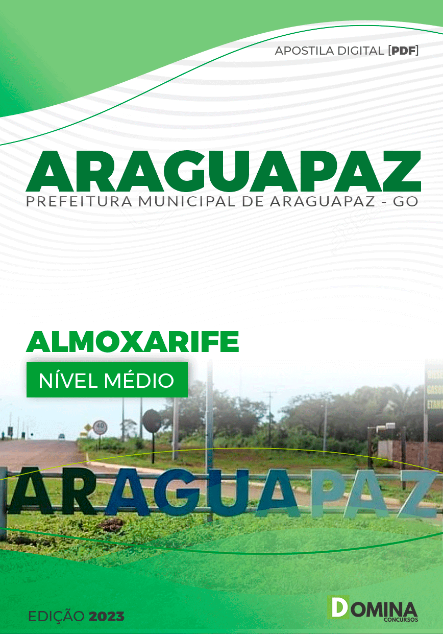 Apostila Pref Araguapaz GO 2023 Almoxarife