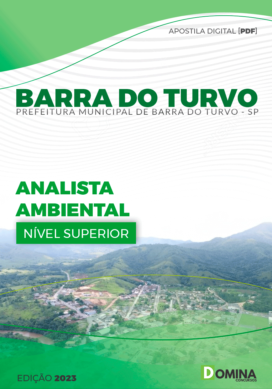 Apostila Pref Barra do Turvo SP 2023 Analista Ambiental