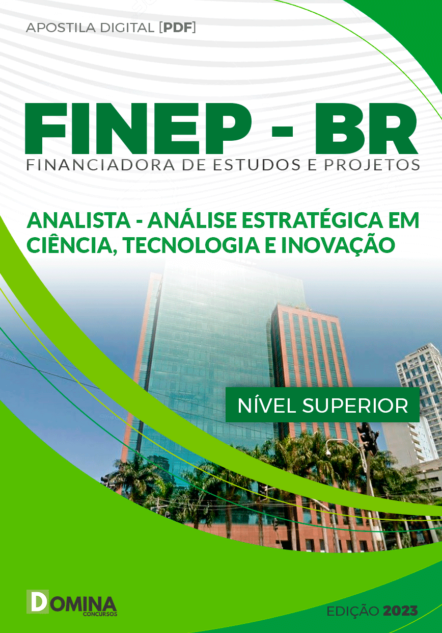 Apostila FINEP 2023 Analista Tecnologia Inovação