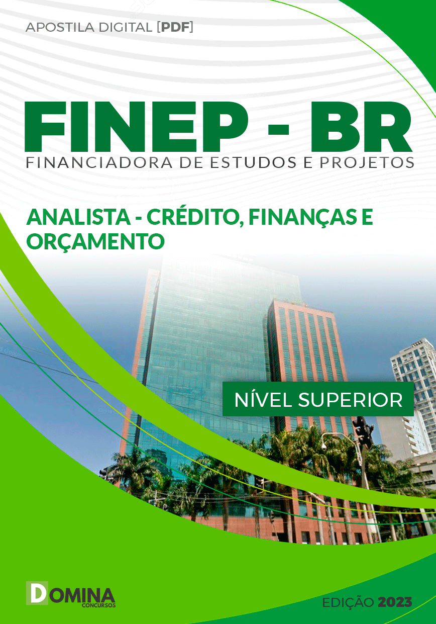 Apostila FINEP 2023 Analista Credito Finanças Orçamento