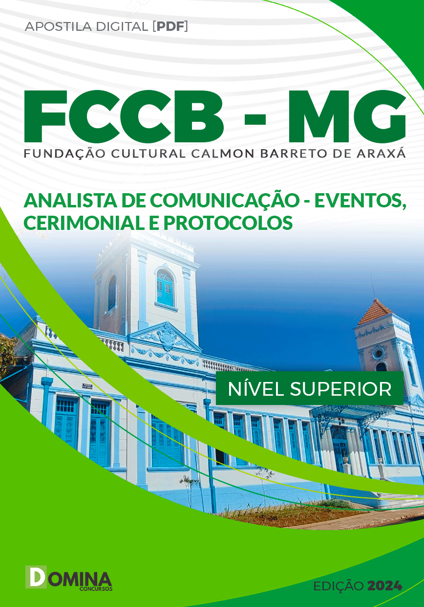 Apostila FCCB MG 2024 Analista Comunicação Evento