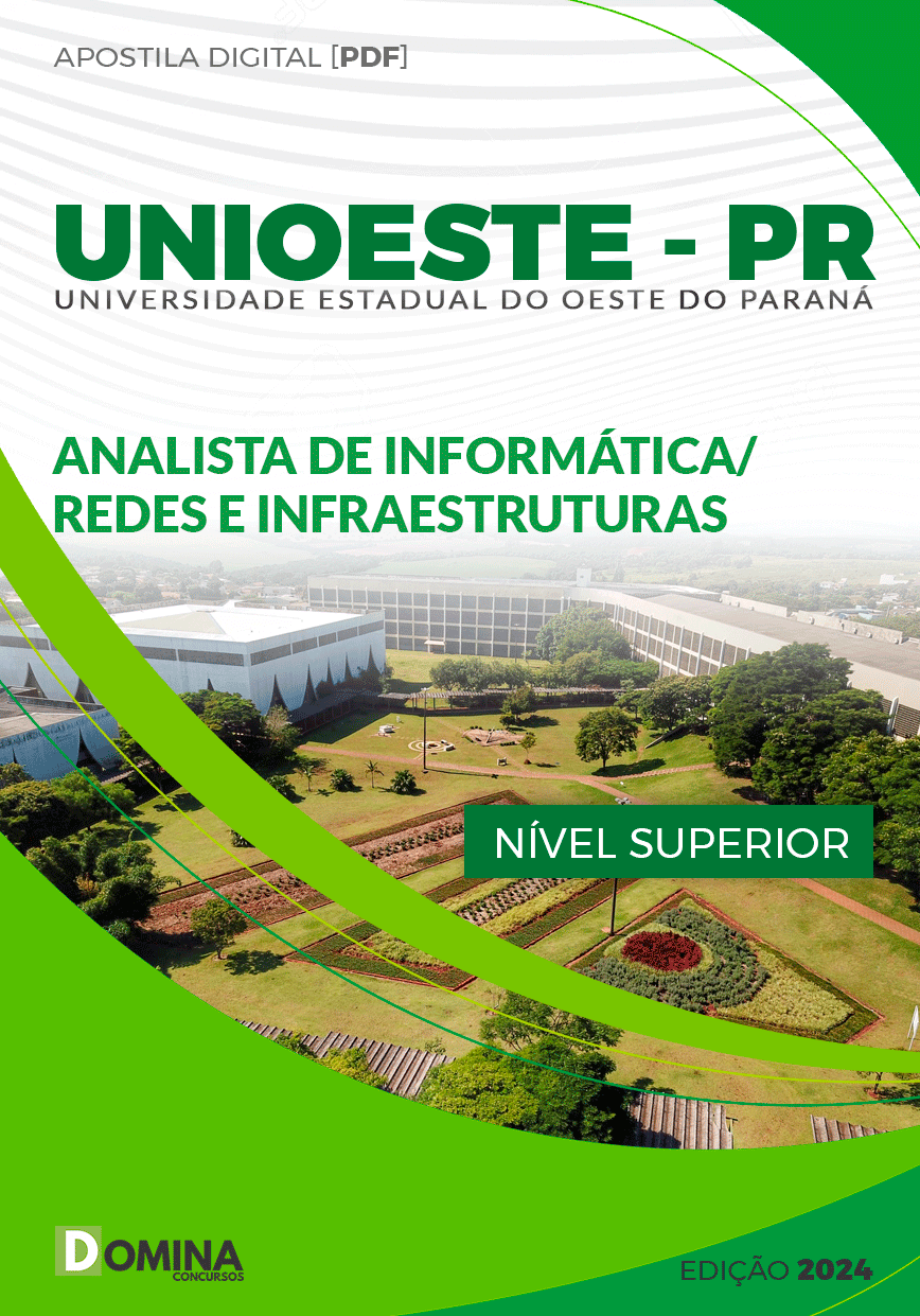 Apostila UNIOESTE PR 2024 Analista de Redes e Infraestruturas
