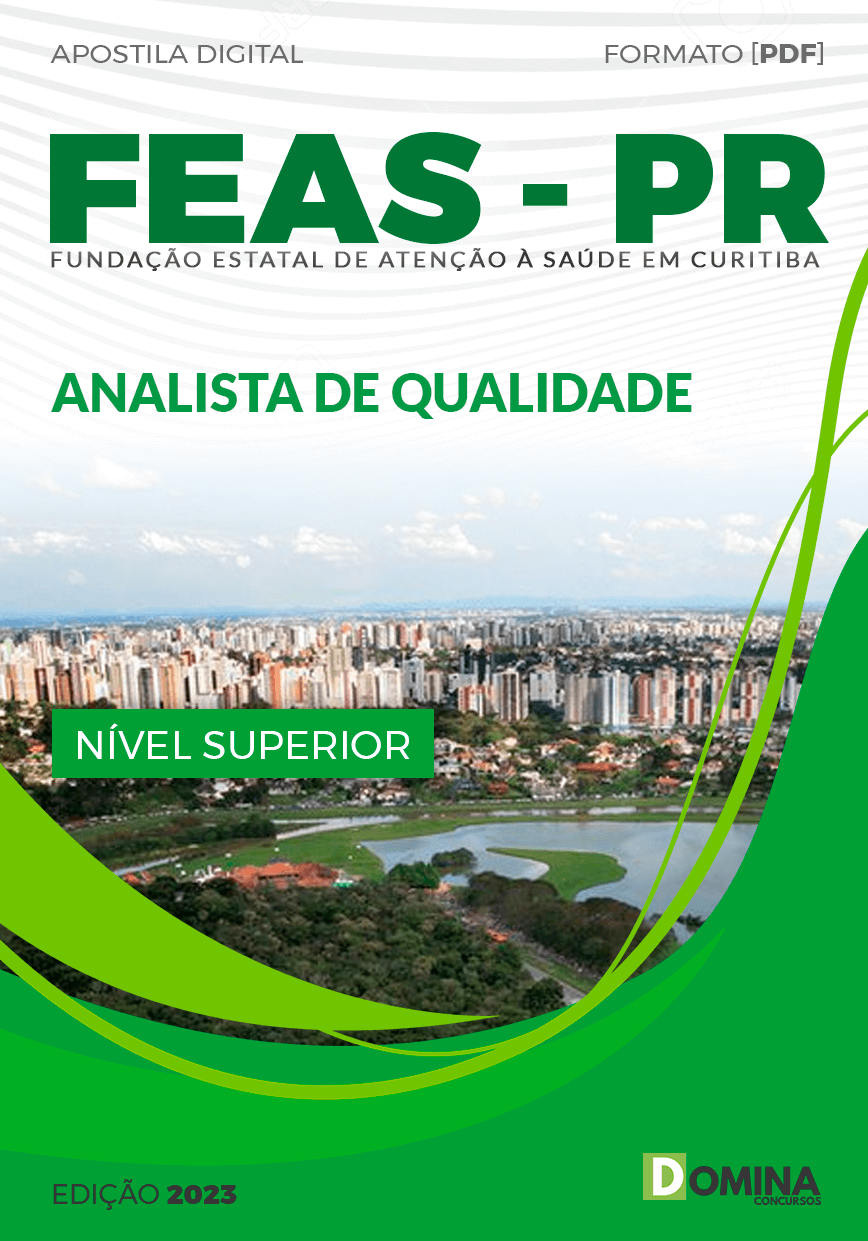 Apostila FEAS Curitiba PR 2023 Analista de Qualidade