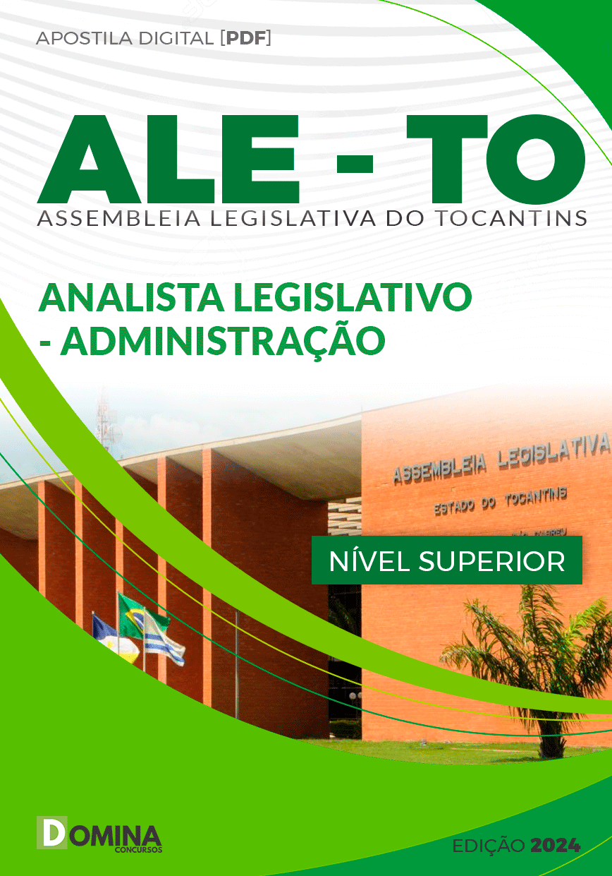 Apostila ALE TO 2024 Analista Legislativo Administração