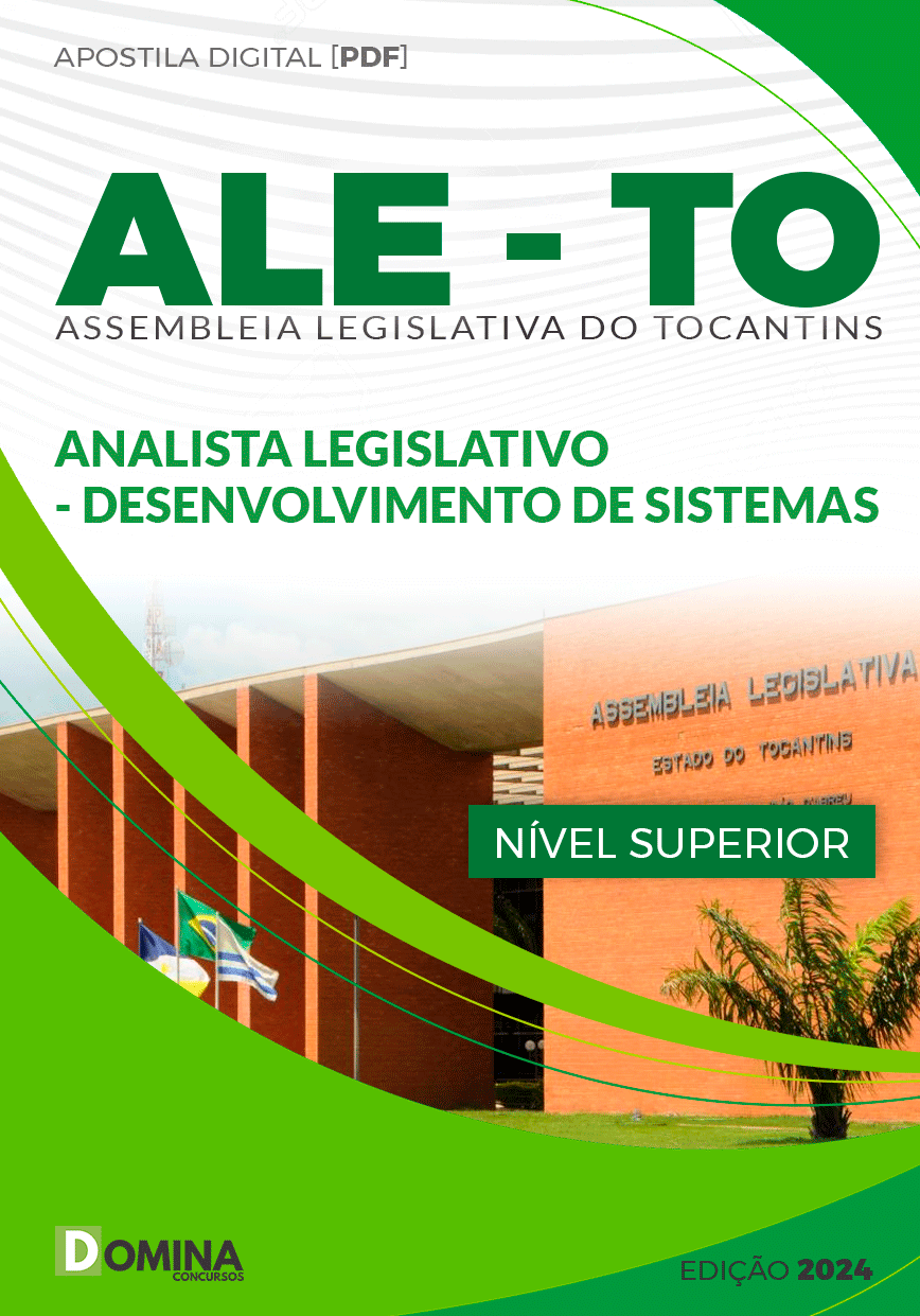 Apostila ALE TO 2024 Analista Legislativo Desenvolvimento Sistema