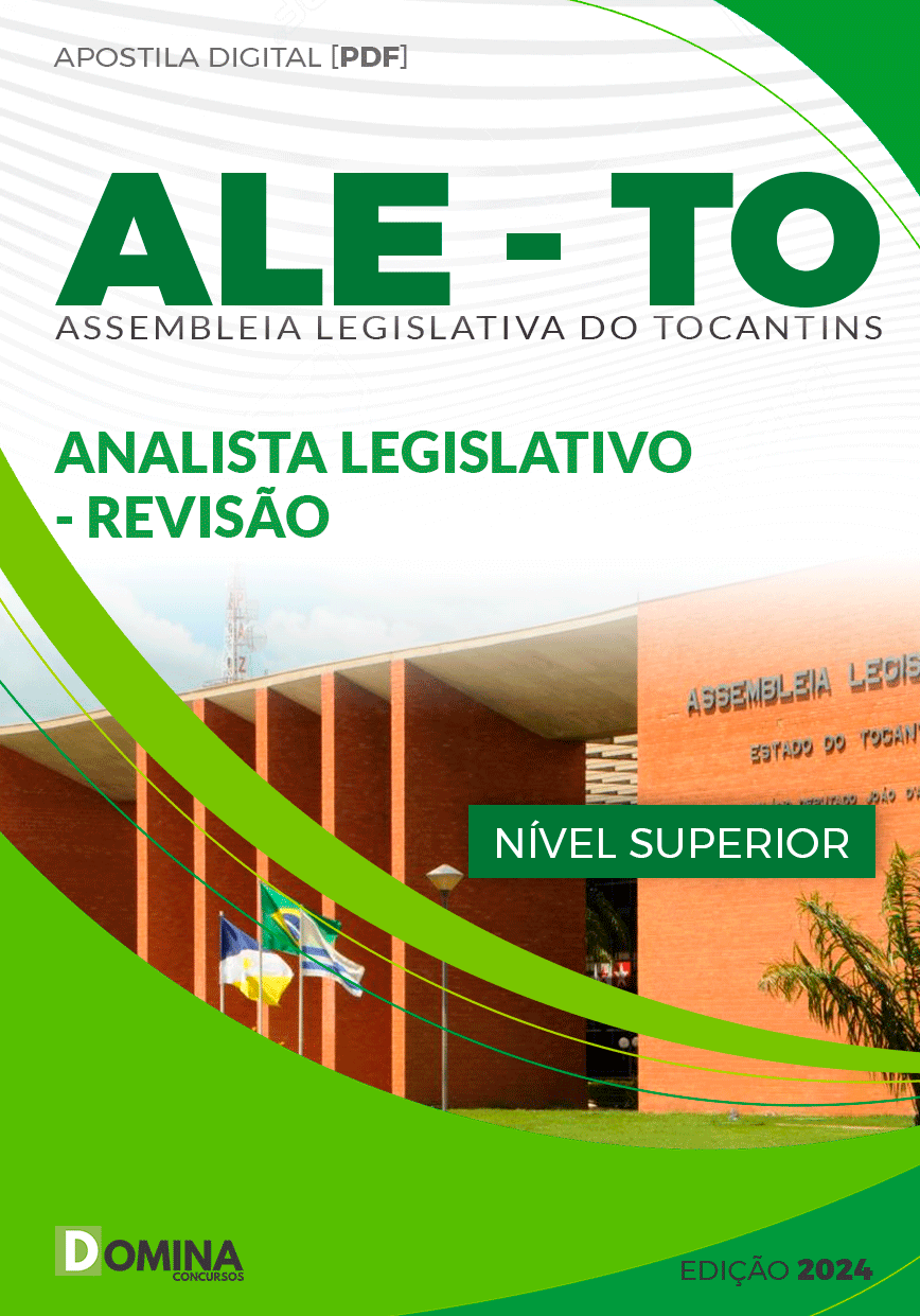 Apostila ALE TO 2024 Analista Legislativo Revisão